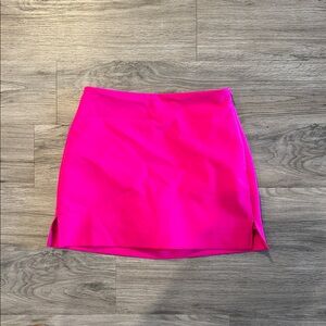 Express Fuchsia Mini Skirt